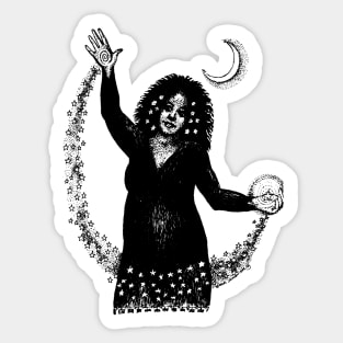 Black Magic Woman Sticker